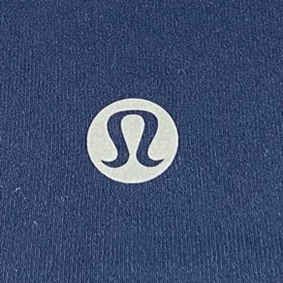 Lululemon Blue Mid Rise Skinny Activewear Athletic Yoga Crop Leggings Pants Sz 8 - Picture 4 of 5